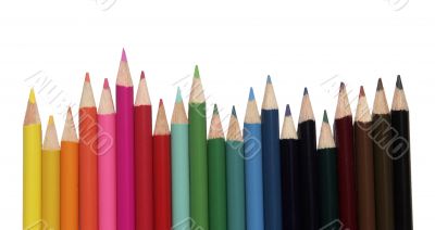 Set Of Coloured Pencils
