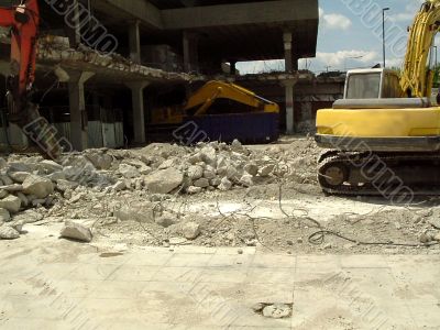 Demolition site