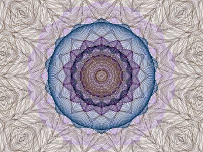 Threaded Mandala agaisnt White