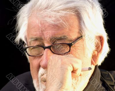 Man Contemplating Life