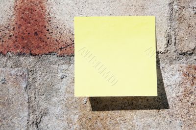 Post-It On A Wall