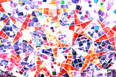 Stars - Mosaic Abstract Background
