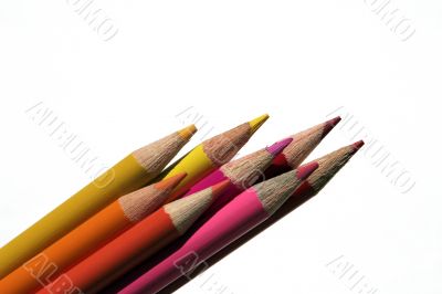 Set Of Coloured Pencils