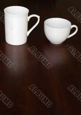 Two White Cups