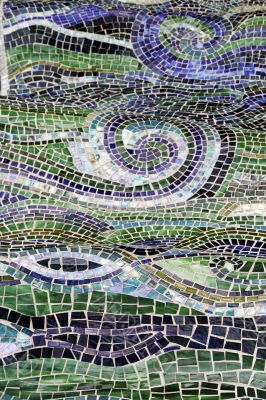 Water Abstract, Mosaic Background