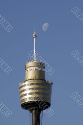 Sydney Tower And Moon