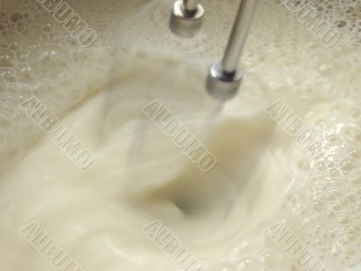 beating of the dough