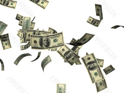 Firework of dollars