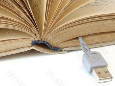 book with usb cable