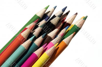 Set Of Coloured Pencils