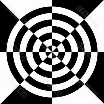 Dart Board Abstract