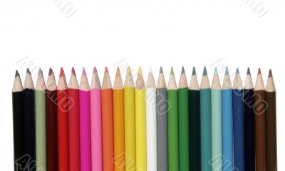 Set Of Coloured Pencils