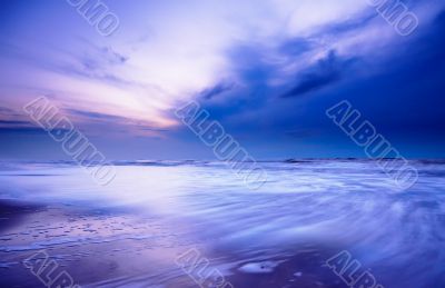 Ocean at night