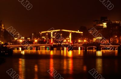 Amsterdam at night