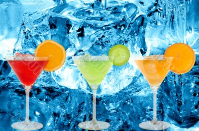 colorful cocktails