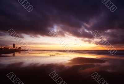 Ocean at night