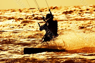 kite surfing