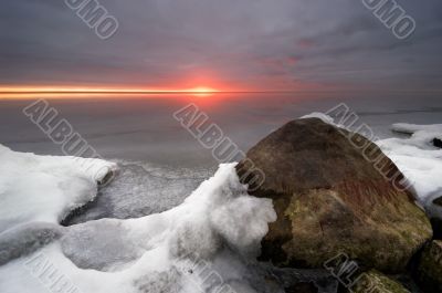 A cold day in winter
