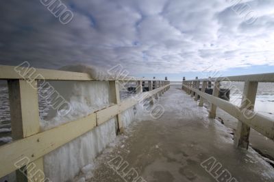 a cold day in winter
