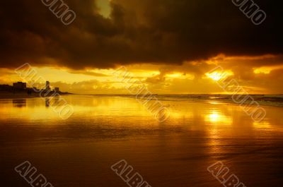 Ocean and sunset