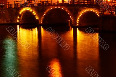 Amsterdam at night