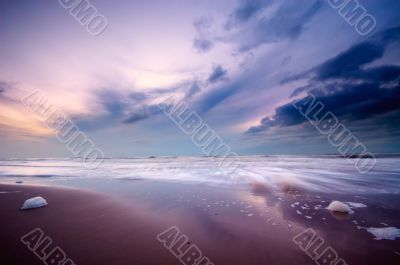 Ocean at night