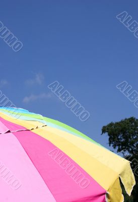 Pink and Yellow Umbrella