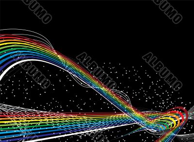 space rainbow