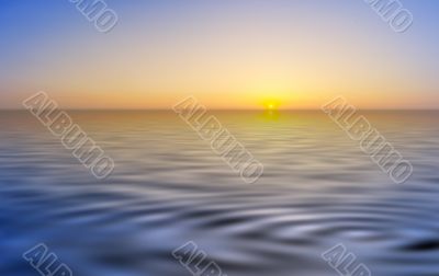 Sunset landscape