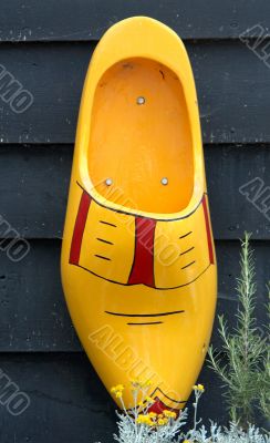 wooden shoe