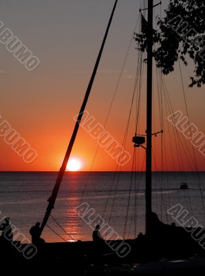 sailboat silhouette