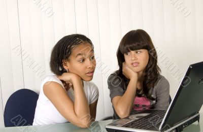 Teenagers on Laptop
