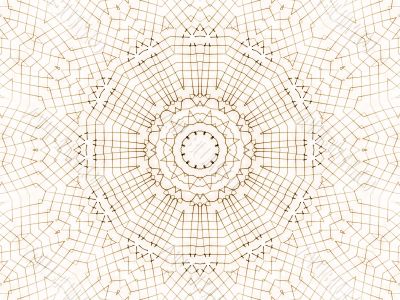 Wire Crochet against White