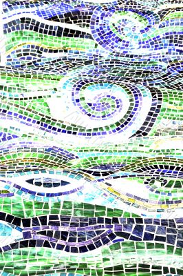 Water Abstract, Mosaic Background