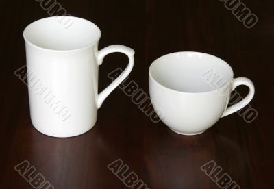 Two White Cups