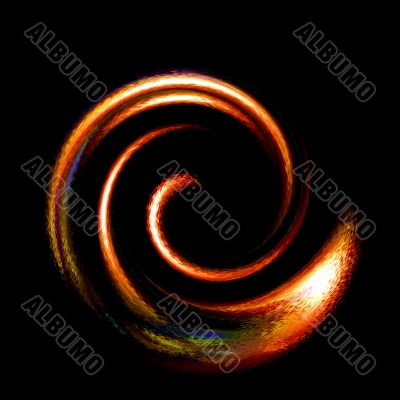 Fire Twirl Background
