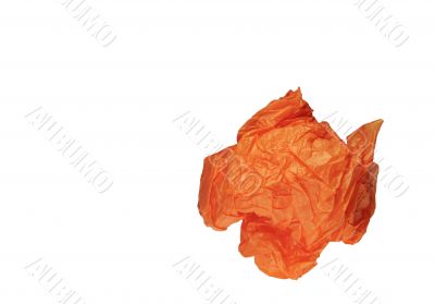 Orange Paper Ball