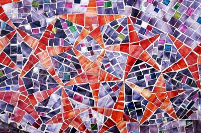Stars - Mosaic Abstract Background