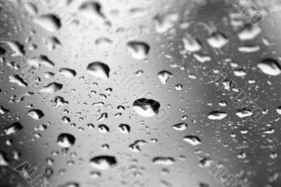 Water Drops On A Window