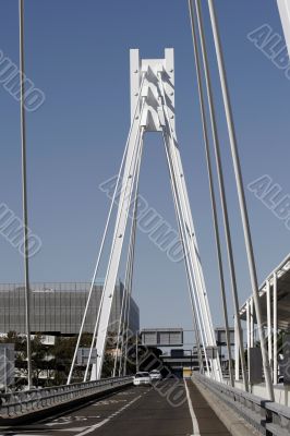 Road And White Bridge Pylon