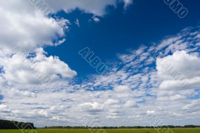 sunny cloudscape