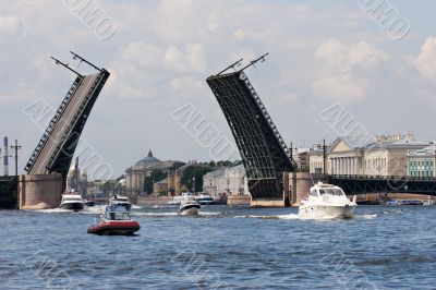 river show under drawbridge
