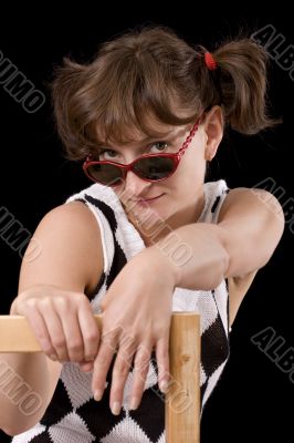 woman in sunglasses