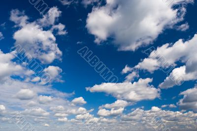 sunny cloudscape