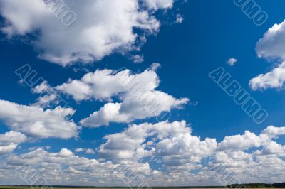 sunny cloudscape