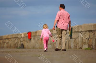 Little Girl and Dad