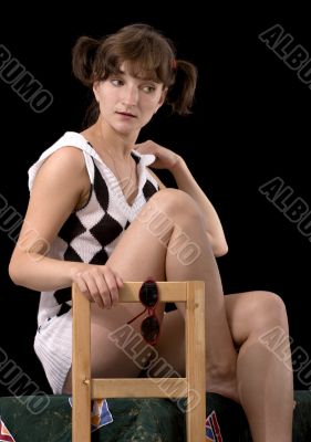 woman with sunglasses
