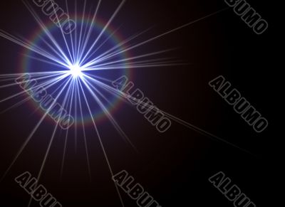 starburst with halo