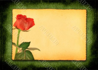 retro love card