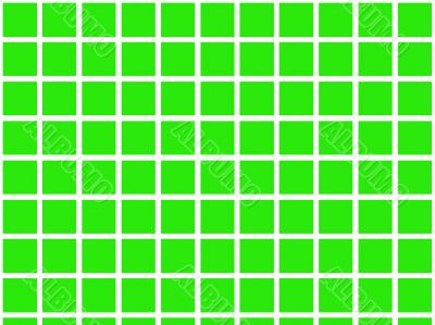 green squares on white background